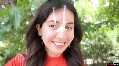 Boquete público no mato + cumwalk louco - Screenshot 4