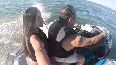Crazy Jet Skiing in the sea of Guarujá - SP