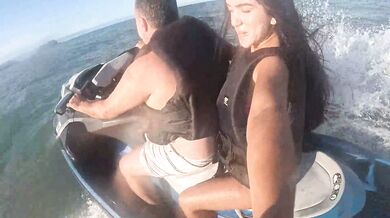 Crazy Jet Skiing in the sea of Guarujá - SP