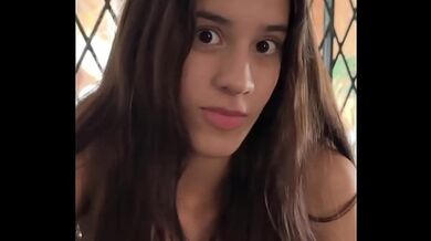 First Casting with 18yo Busty Skinny Brazilian Teen Latina - POV Blowjob
