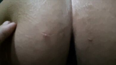 Look at the size of that ass and the husband's dick is very weak