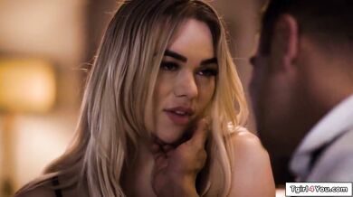 Blonde trans Emma Rose barebacks stepdad