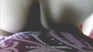 Wife pegging husband assfuck slut wife Karina and Lucas cuckold