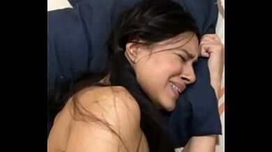 Fucking both my holes without mercy until leaving a creampie in my tight ass