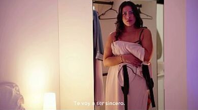 My MILF neighbor flirts with me in the elevator, so I pay her an “innocent” visit.