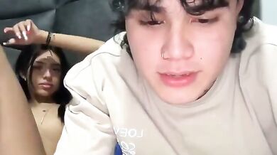 Novinha fodeu na live ao vivo