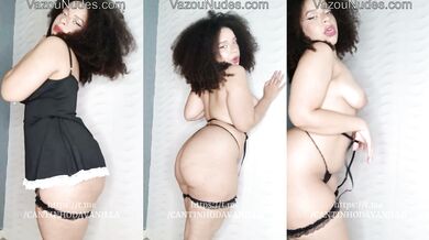 Vazou Vanilla Exibindo os Peitos e o Rabo Gostoso