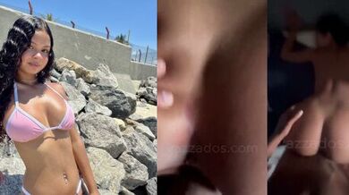 Novinha cacheada caiu na net! putinha vazou dando a buceta gostosa...