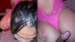 Pocahontasbh chupando um pau com tesão