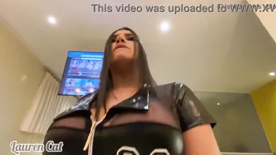 Delicious Brunette Sitting Tasty and Doing All Fours