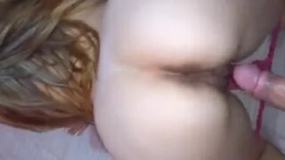 Esposa amadora da buceta de quatro