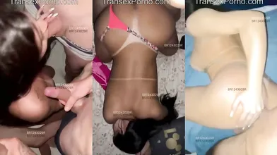 Acompanhante trans da pica grande dando o cuzinho