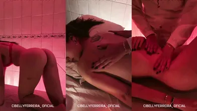 Professora Cibelly Ferreira Recebendo uma Massagem Pelada