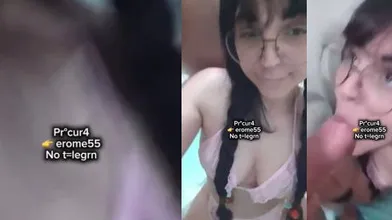 Putinha rostinho de santa mas é uma safada, engoliu a porra toda...